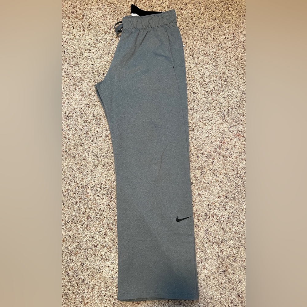 Nike Jogger Mens Medium Gray Straight Leg Drawstring